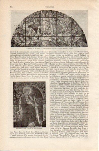 LAMINA V26801: Vidriera de la iglesia de Kosten