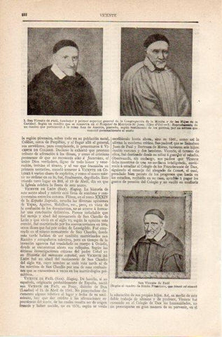 LAMINA V26764: San Vicente de Paul