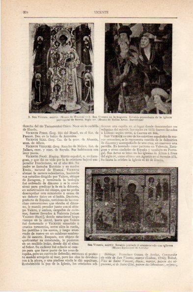 LAMINA V26763: San Vicente martir