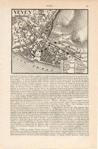 LAMINA V26746: Plano de Vevey