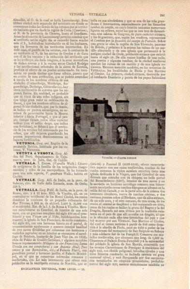 LAMINA V26743: Puerta romana de Vetralla