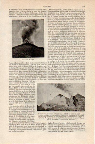 LAMINA V26738: Erupcion del Vesubio en 1922