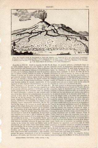 LAMINA V26737: Vista del Vesubio desde la Nunciatela