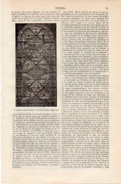 LAMINA V26798: Vidriera de la Catedral de Sens