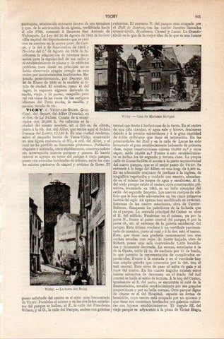 LAMINA V26788: Casa de Madama Sevigne en Vichy