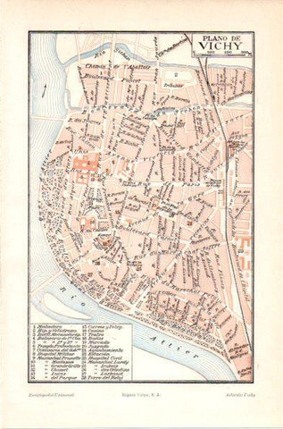 LAMINA V26787: Plano de Vichy