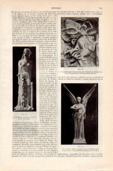 LAMINA V26776: La Victoria por Bourdelle y por A. Octobre