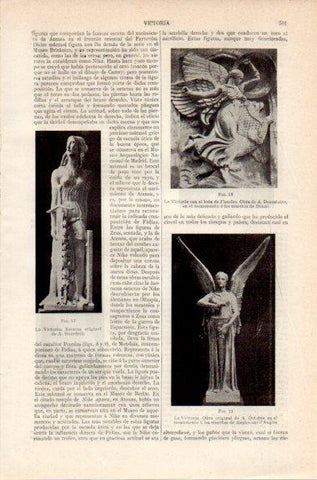 LAMINA V26776: La Victoria por Bourdelle y por A. Octobre