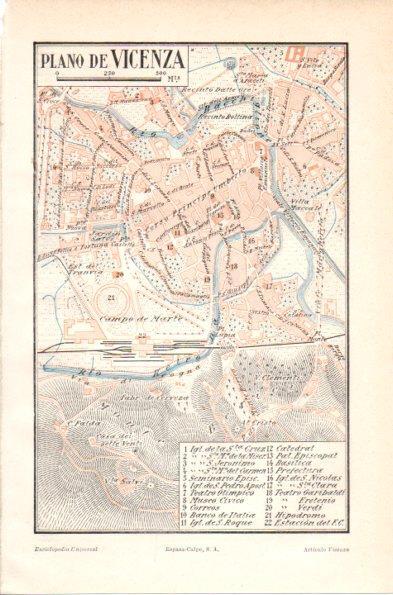 LAMINA V26770: Plano de Vicenza