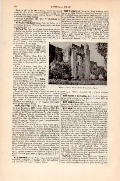 LAMINA V26603: Iglesia abacial de Ripalta, Italia