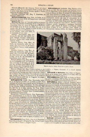 LAMINA V26603: Iglesia abacial de Ripalta, Italia