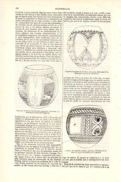 LAMINA V26431: Huevos de avestruz decorados, dibujos