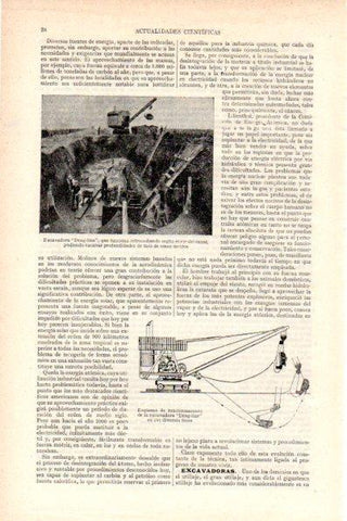 LAMINA V26420: Excavadora Drag-Line