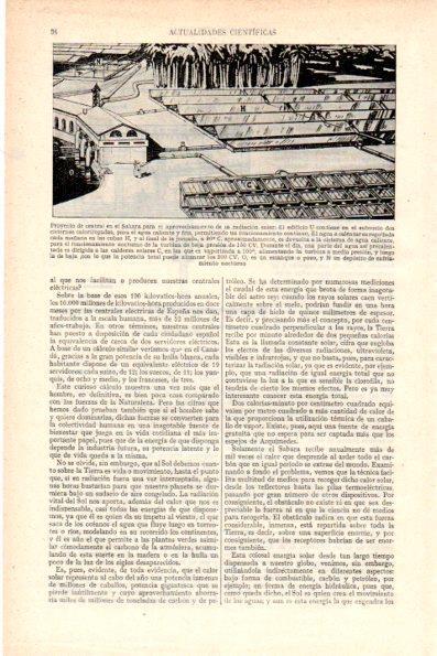 LAMINA V26419: Proyecto de central en el Sahara