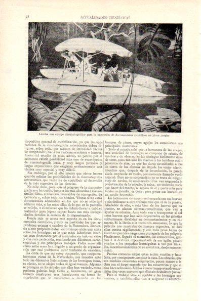 LAMINA V26416: Lancha con equipo cinematografico