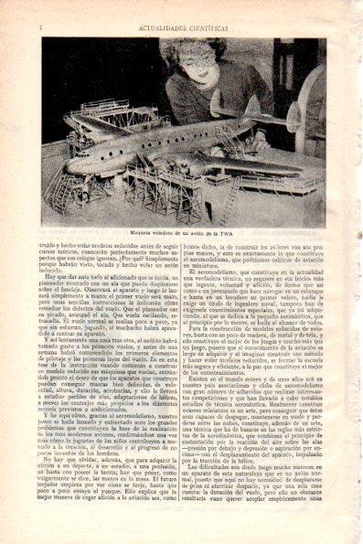 LAMINA V26409: Maqueta de un avion de la TWA