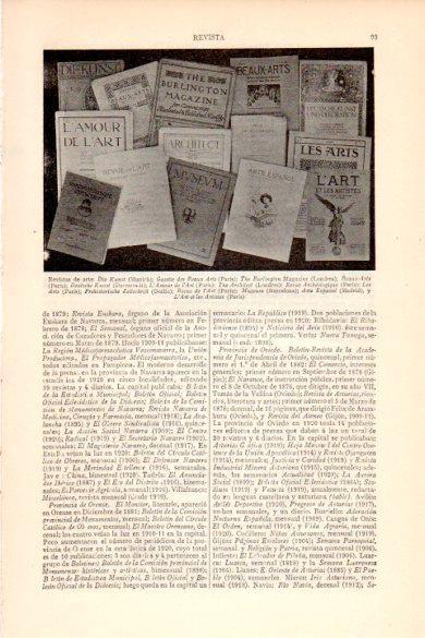 LAMINA V26459: Revistas de Arte