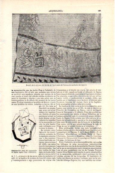 LAMINA V26438: Pintura del baptisterio de Tarrasa