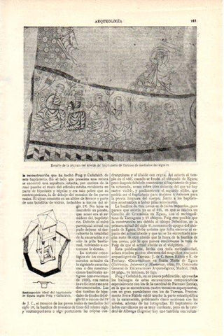 LAMINA V26438: Pintura del baptisterio de Tarrasa