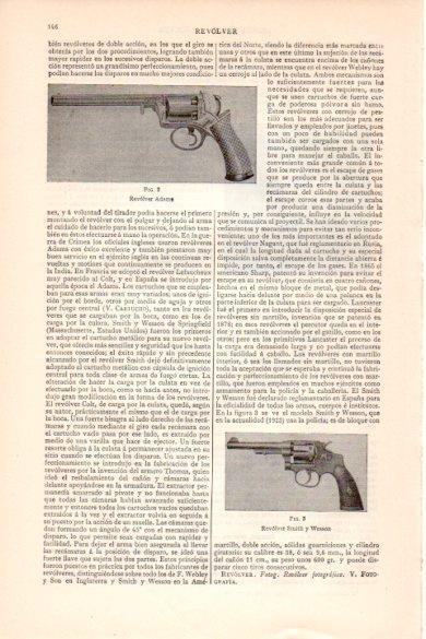 LAMINA V26469: Revolver Adams y revolver Smith y Wesson