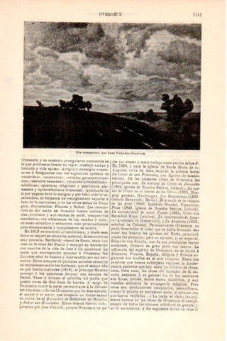 LAMINA V26357: Dia tormentoso por J. Federico Overveck