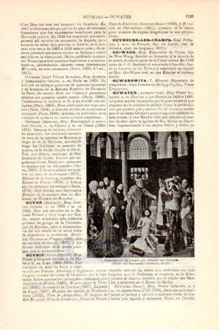 LAMINA V26355: Resurreccion de Lazaro por Alberto van Ouwater