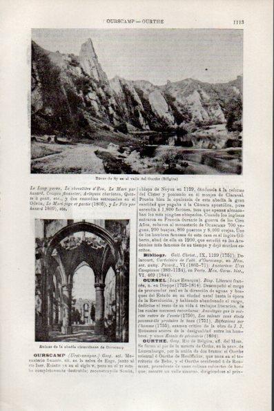 LAMINA V26353: Rocas de Sy, Valle del Ourthe