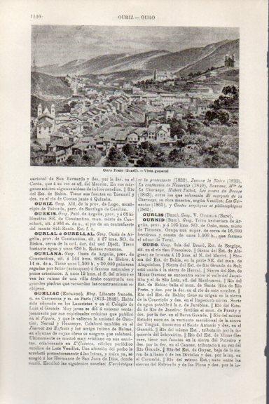 LAMINA V26351: Vista de Ouro Preto, Brasil
