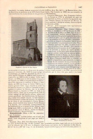LAMINA V26395: Iglesia de San Miguel en Paganico
