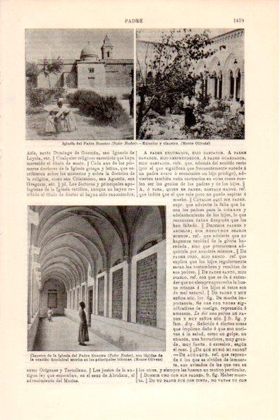 LAMINA V26387: Iglesia y claustro del Padre Nuestro