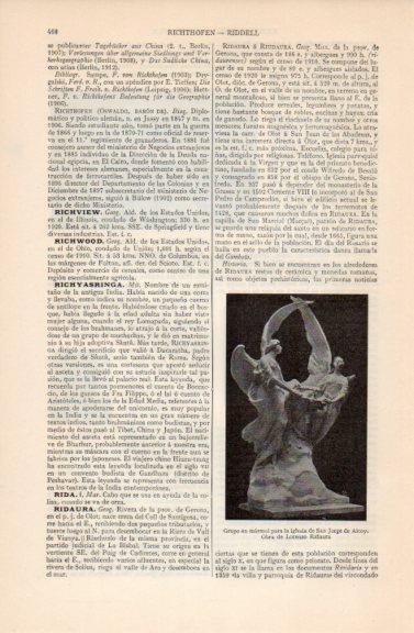 LAMINA V26548: Estatua de la iglesia de San Jorge de Alcoy por L. Ridaura