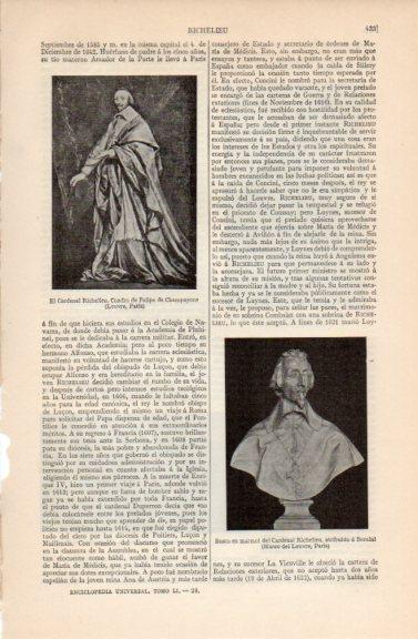 LAMINA V26544: Busto del Cardenal Richelieu atribuido a Bernini