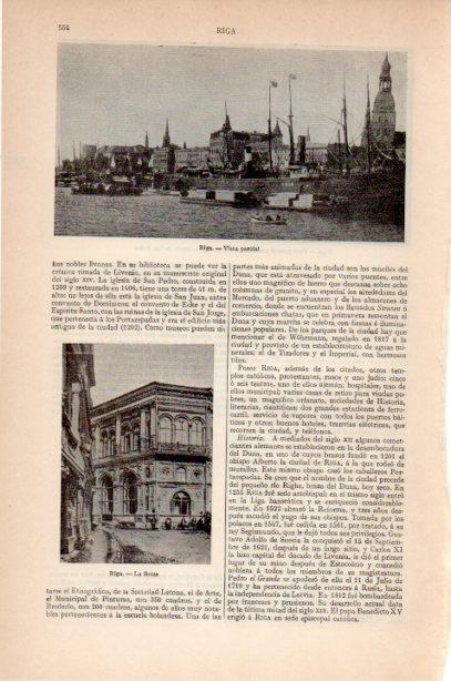 LAMINA V26568: Vista y la Bolsa de Riga