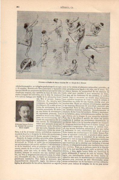 LAMINA V26595: Danzas ritmicas dibujo de J. Simont