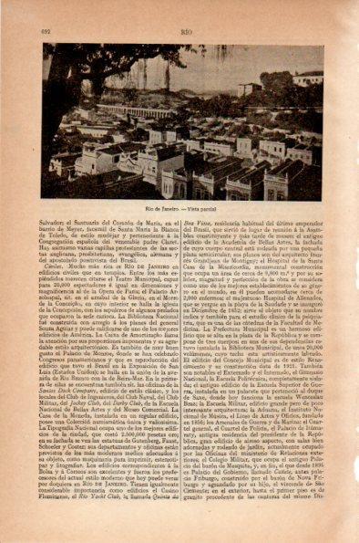 LAMINA V26589: Vista parcial de Rio de Janeiro