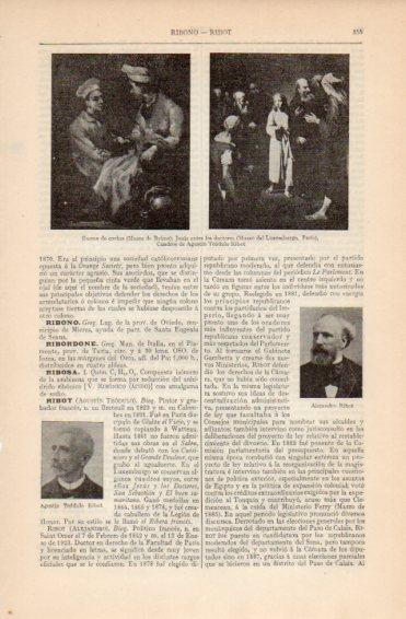 LAMINA V26535: Escena de cocina y Jesus entre los doctores por A.Teodulo Ribot