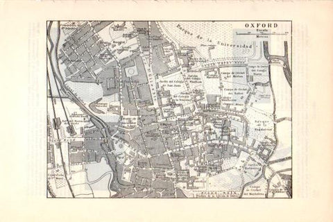 LAMINA V26492: Plano de Oxford