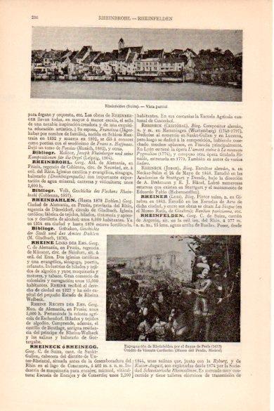 LAMINA V26484: Vista de Rheinfelden, Suiza