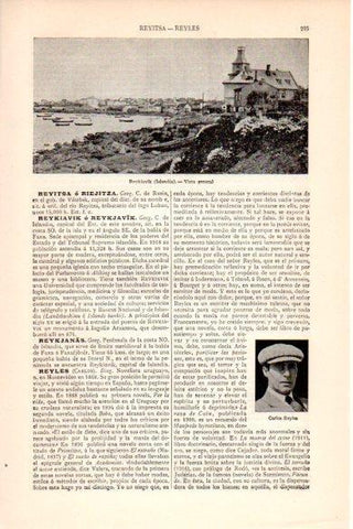 LAMINA V26475: Vista de Reykiavik, Islandia