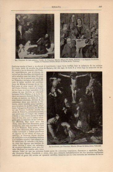 LAMINA V26524: La crucifixion por Francisco Ribalta