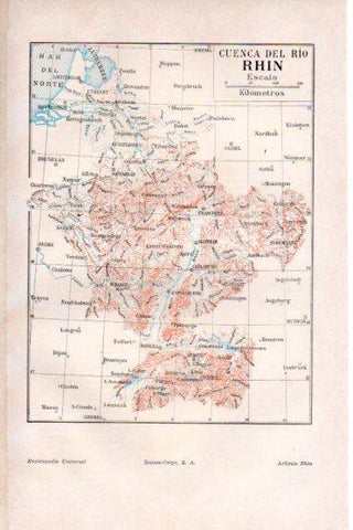 LAMINA V26513: Mapa de la cuenca del Rhin