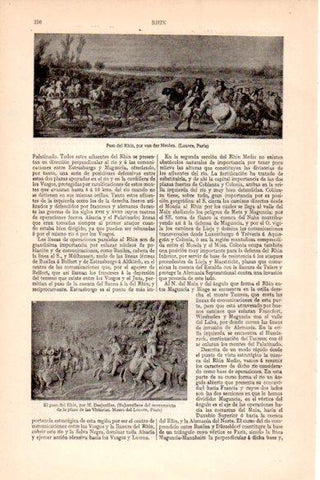 LAMINA V26509: Paso del Rhin por van der Meulen