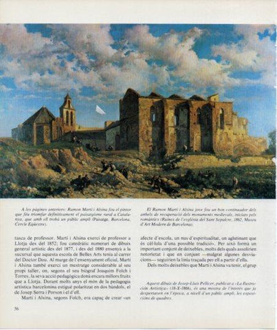 LAMINA V27117: Ruines de l'esglesia del Sant Sepulcre per R. Marti i Alsina