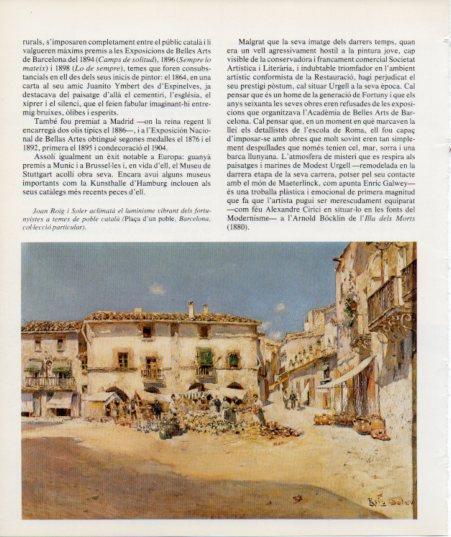 LAMINA V27137: Plaça de un poble per Joan Roig i Soler