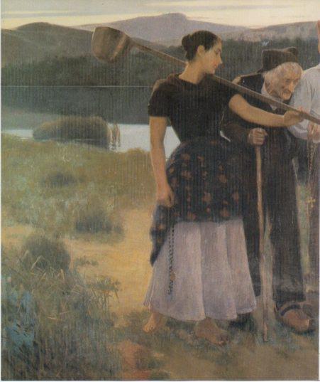 LAMINA V27157: Tornant dels tros per Josep Llimona