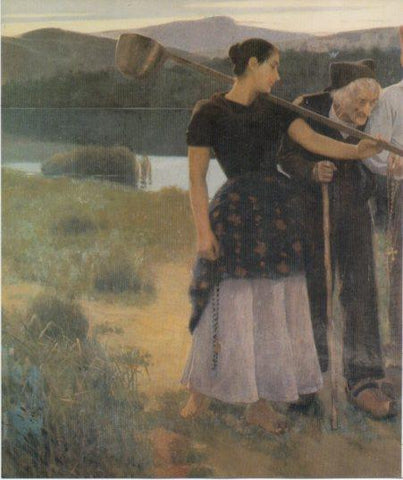 LAMINA V27157: Tornant dels tros per Josep Llimona