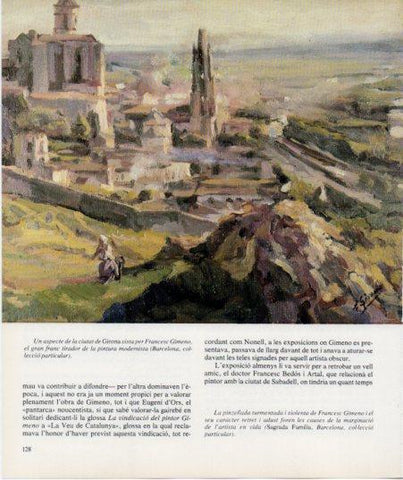 LAMINA V27150: Girona per Francesc Gimeno