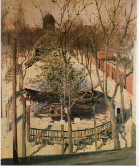 LAMINA V27144: Prats de Montmartre per S. Rusiñol