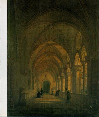 LAMINA V27111: Claustre del desaparegut convent de Santa Caterina per J. Arrau i Barba