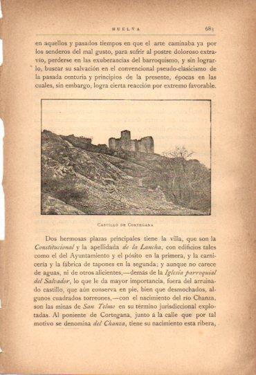 LAMINA V27087: Huelva. Castillo de Cortegana